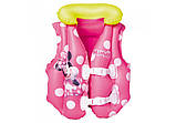 Bestway 91070, надувний жилет для плавання. Minnie, 51-46см, фото 2