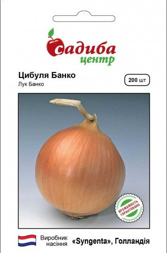 Семена лука Банко, 200 семян, "Syngenta" (Сингента), Голландия - фото 1 - id-p564854502