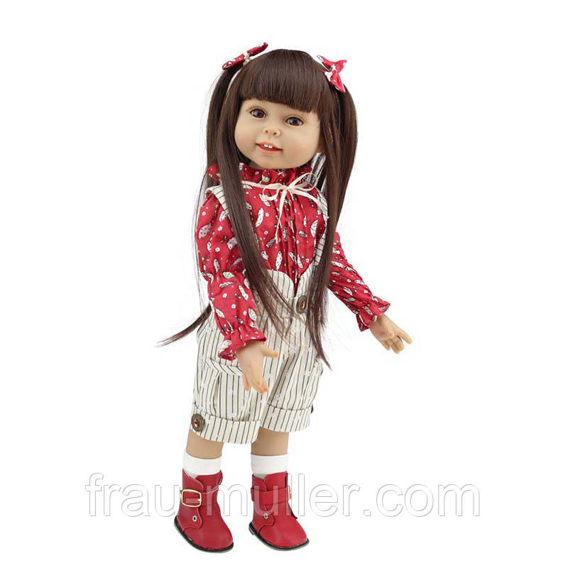 Лялька American Girl з довгим темним волоссям і двома комплектами одягу