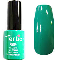 Гель-лак Tertio 027 Смарагдово-зелений емалевий., 10 мл.