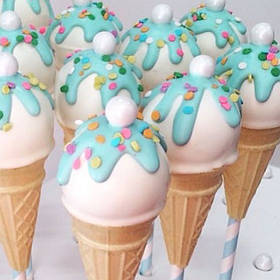 КЕЙК-ПОПСИ У ВАФЕЛЬНОМУ СТАКАНІКІ