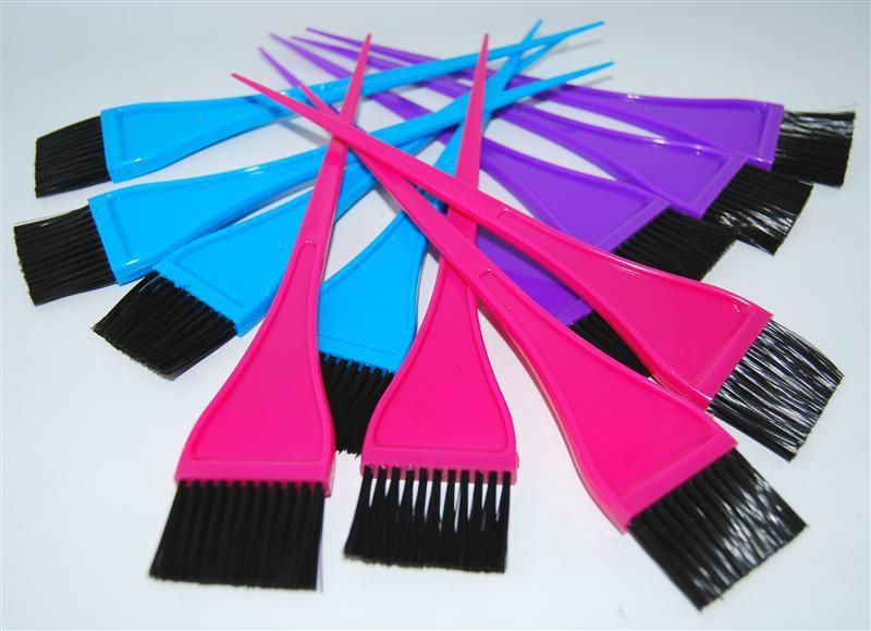 Пензлик для фарбування вузький кольоровий 214