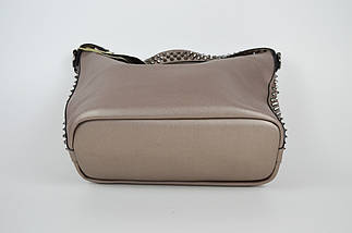 Сумка в сумці із шипами платина 9130, фото 3