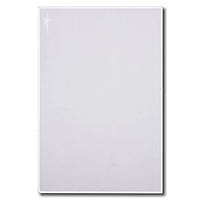 Керамічна плитка біла глянсова настінна 250х400