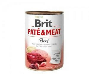 Brit (Брит) PATE & MEAT Beef - консерви для собак, яловичина 400 гр