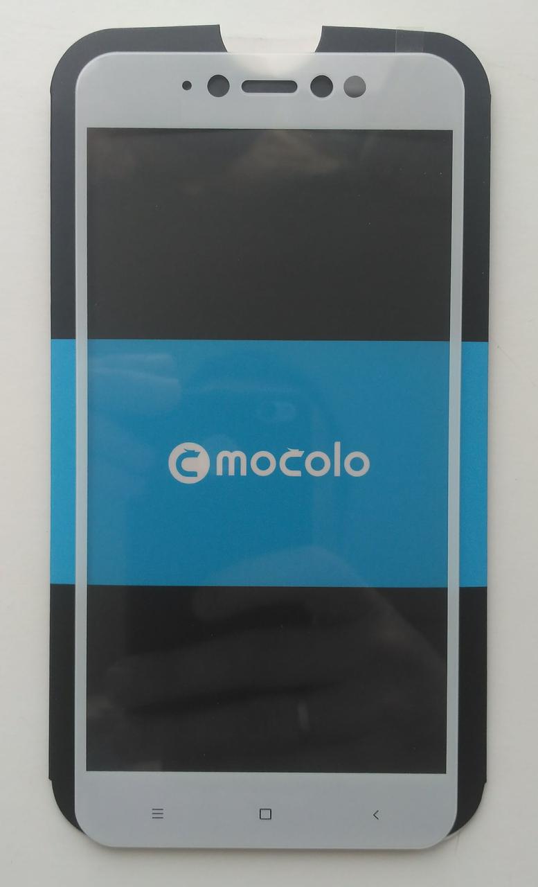 Захисне скло Mocolo для Xiaomi Redmi Note 5a рамкою Білий 1197P