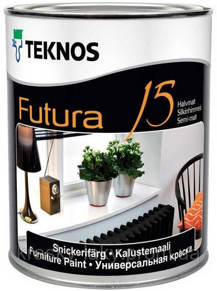 Фарба Futura 15 Teknos для дерева та металу 2,7л