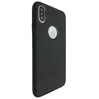 Накладка силікон South Carbon для Apple iPhone X (black)