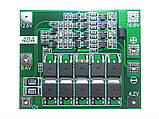 Плата захисту PCM BMS 4S 40A 14.4V-16.8 V з балансуванням для Li-Ion Контролер заряду/розряджання, фото 5