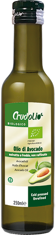 Олія авокадо натуральна Olio di Avocado CrudOlio Organic, 250 мл.