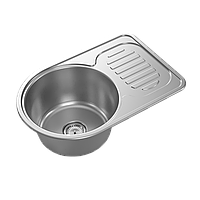 Кухонна мийка Platinum 6745 Decor 0,8 мм