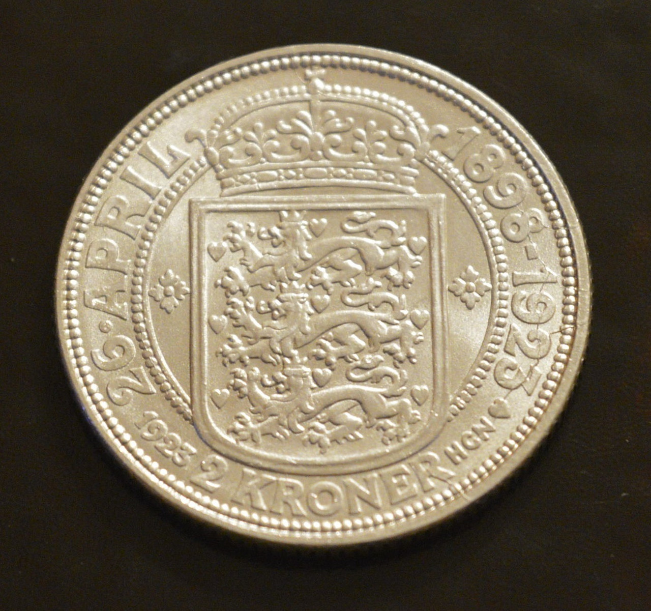 Данія 2 крони за 1923 рік (Срібло)