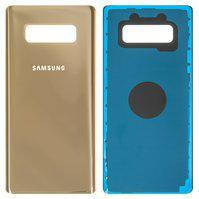 Задняя крышка для Samsung N950F Galaxy Note 8, золотистая, Maple Gold, оригинал