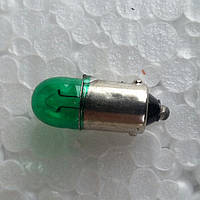 Лампа T4W Ba9s габаритна цокольна (зелена).