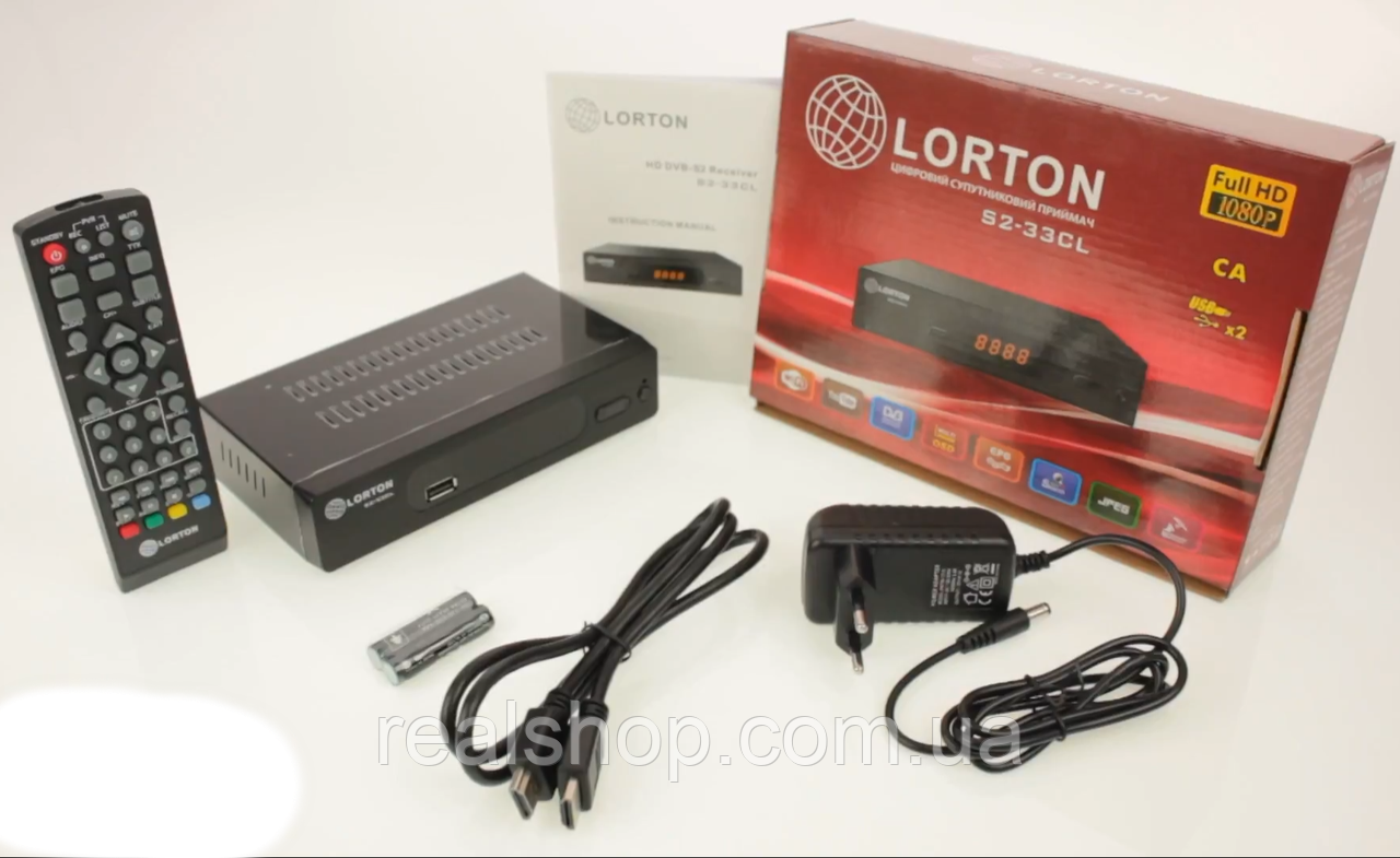 LORTON s2-33 CL HD ресивер + безплатна прошивка!