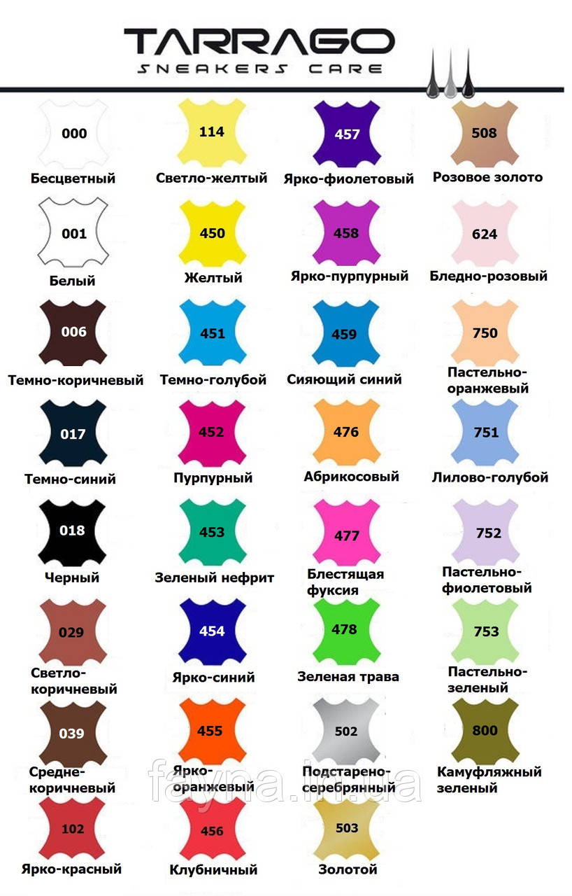 Фарба для кросівок Tarrago Sneakers Paint 25 мл (без упаковки)