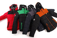 Зимняя теплая куртка "Boston" для мальчиков, размеры 36-40 на рост 140-152
