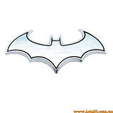 Авто значок Бетмен наклейка кажан на машину авто наклейки значки марки машин на кузов бампер скло двері капот крила багажник, фото 5