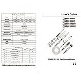 Щуп зонд P6100 100МГц для осцилографа з роздільником, 600 В, 1x-10x, фото 3
