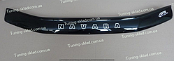 Дефлектор на капот Nissan Navara D40 (2005-2010) до рестайлінгу (Нісан Навара)