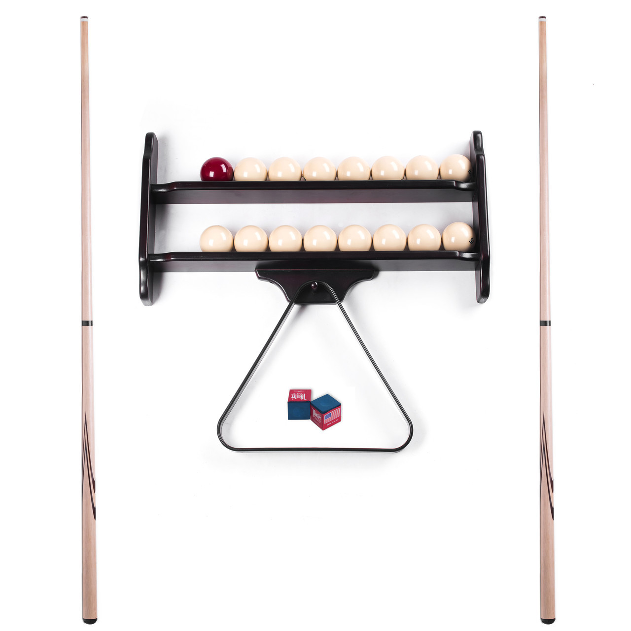 Комплект для гри №1 російська піраміда 9, 10, 11, 12 футів, фото 1