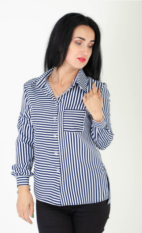 Класична жіноча сорочка "Ліка" розміри 46, фото 1