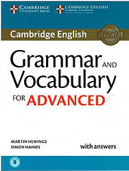 Cambridge English: Grammar and Vocabulary for Advanced with answers