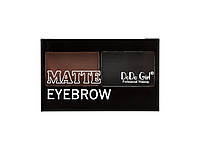 Тени DoDo Matte eyebrow (2 цв-черная крышечка) №1,2,3, 4 - 006BP