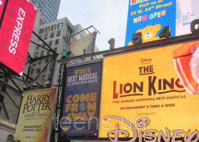 Нью-Йорк,Таймс Сквер Раздел Детское термобелье - фото teens.ua - Нью-Йорк,Таймс Сквер