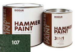 Молоткова фарба Biodur Hammer Paint темно-зелена 2.1 л