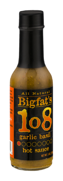 Гострий соус Bigfat's 1o8 Garlic Basil