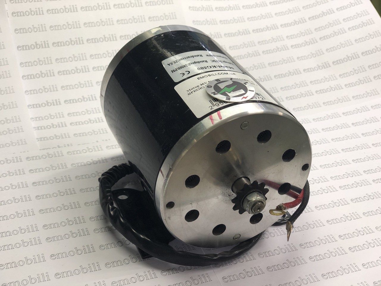 Мотор для електроквадроциклу 36V 800W, із зіркою на моторі 11 зубців