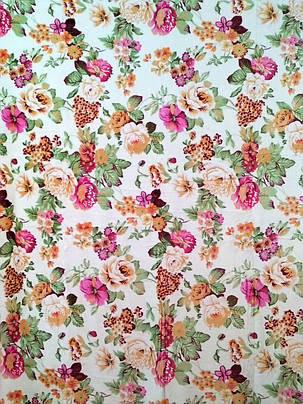 Плед із мікрофібри "Квітковий букет" (200х220), фото 1