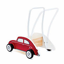 Іграшка-каталка Beetle Walker, Hape; Колір — Червоний