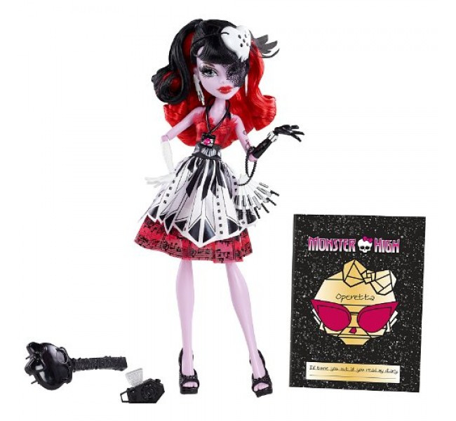 Лялька Monster High Frights, Camera, Action Operetta Оперта Страх, Камера Мотор, фото 1