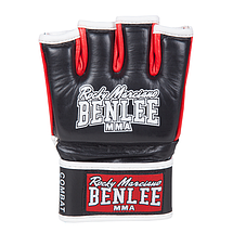Боксерські рукавички Benlee MMA COMBAT/ L /Шкіра / чорні, фото 3