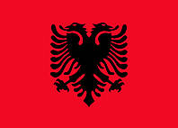 Флаг Албании Атлас, 1х1.4, Односторонняя