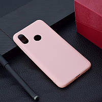 Чохол Xiaomi Mi 8 6.21" силікон soft touch бампер світло-рожевий