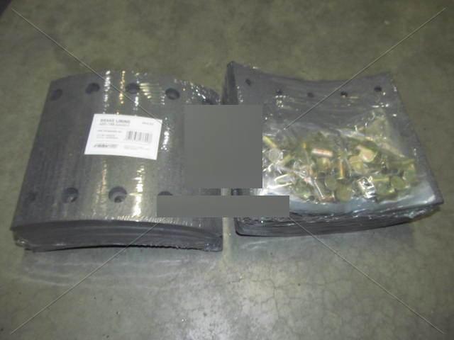 Накладка гальмівна (комплект на вісь) 420х180 стандартна BPW, KASSBOHRER, SAF, фото 1