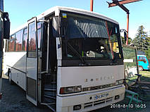 Изготовление и замена лобового стекла на автобус Heuliez GX 37 H в Никополе (Украина). 5