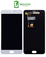Дисплей (LCD) Meizu M3 Note (M681H/M681Q/M681C) с сенсором белый