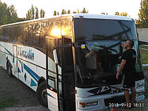 Изготовление и замена лобового стекла на автобус MAN 16.370 HOCL  в Никополе (Украина). 6