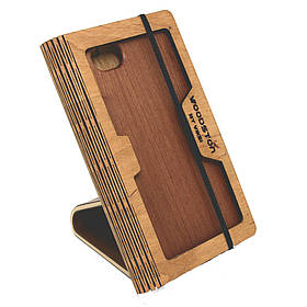 Дерев'яна підставка-трансформер для смартфона