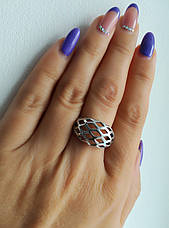 Срібне кільце оригінальне, фото 4