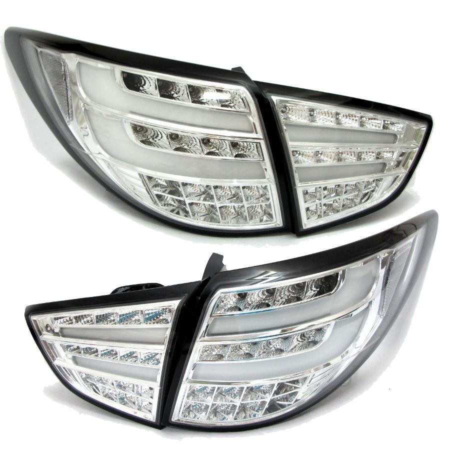 Ліхтарі Hyundai ix35 тюнінг Led оптика (хром), фото 1