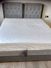 Ліжко м'яке Скарлет Городок 160х200 з підйомним механізмом, фото 3