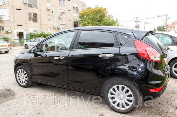 Накладки на ручки Ford Fiesta 2008-2017 (4шт.нерж.) Carmos - фото 1 - id-p33650138