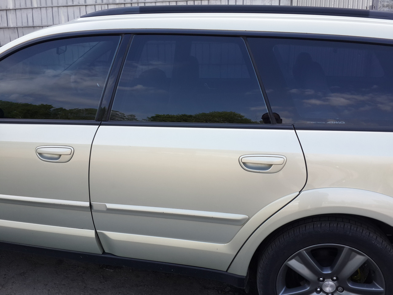 Двері задні ліві Subaru Outback B13, 2003-2008, 60409AG0709P, 60409AG0719P