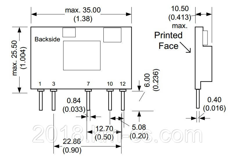 Мікросхема AC-DC PPM3-SIP-12ELF (PEAK electronics)
