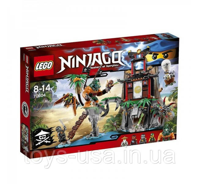 Лего LEGO Ninjago Тигровий острів 70604 Tiger Widow Island 20+-днів